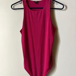 Express Pink Body Contour Top